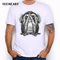 TEEHEART Mustache Hiphop LITTLE MAN Long Bear Hipster T shirt Novelty Tops Head Print Short Sleeve Tees ra080