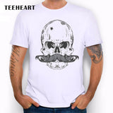 TEEHEART Mustache Hiphop LITTLE MAN Long Bear Hipster T shirt Novelty Tops Head Print Short Sleeve Tees ra080
