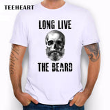 TEEHEART Mustache Hiphop LITTLE MAN Long Bear Hipster T shirt Novelty Tops Head Print Short Sleeve Tees ra080