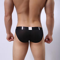 Sexy Mens Underwear Comfortable Briefs Shorts Pouch Soft Underpants BK/L