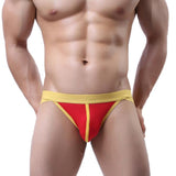 Men's Hot Sexy  Jockstrap Underwear Boxer Brief Shorts Underpants BK L